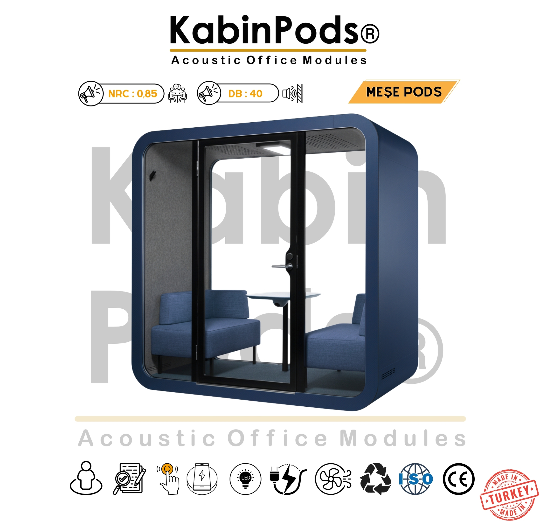 KabinPods toplantı kabini ve ofis kabinleri